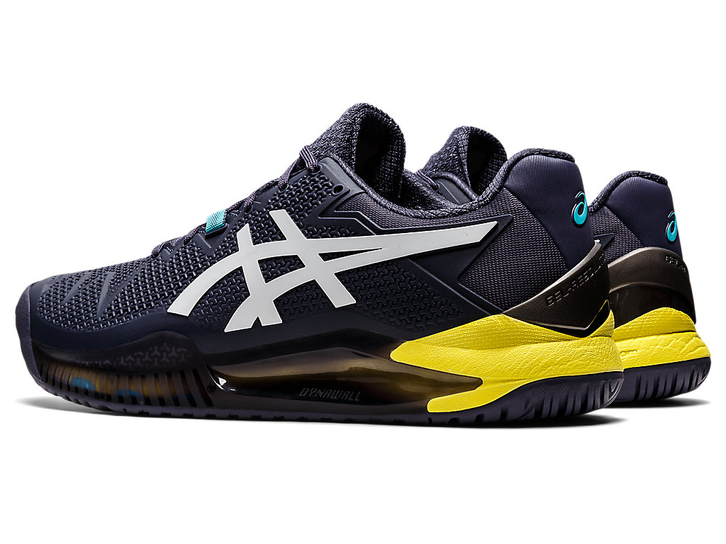 Asics Gel-Resolution 8 Tenisove Tenisky Panske Indigo Biele | 8701-TZWIU