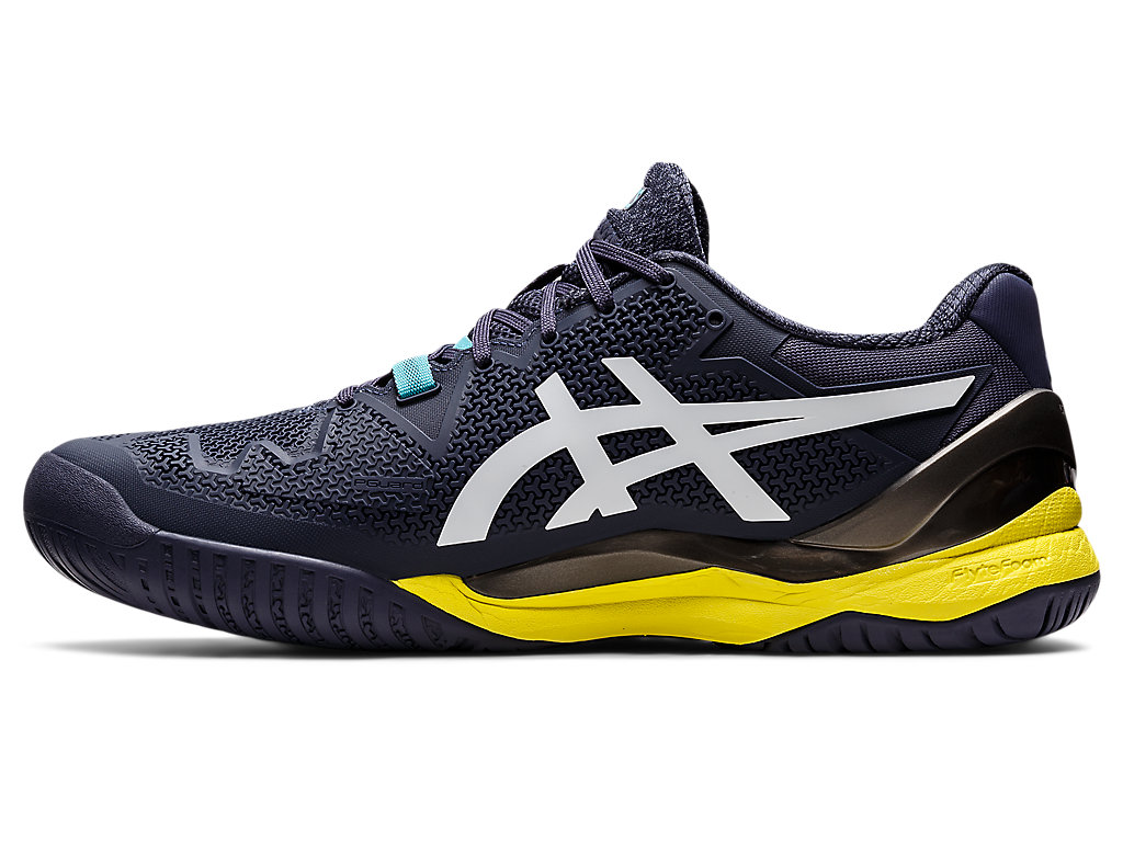 Asics Gel-Resolution 8 Tenisove Tenisky Panske Indigo Biele | 8701-TZWIU