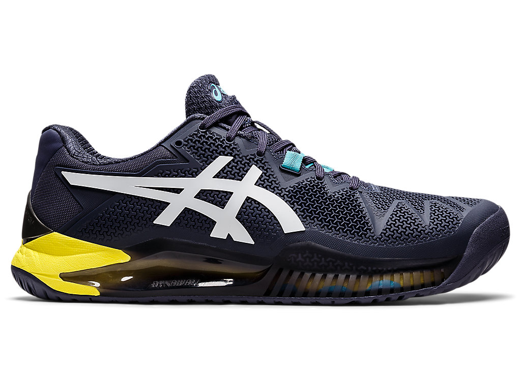 Asics Gel-Resolution 8 Tenisove Tenisky Panske Indigo Biele | 8701-TZWIU