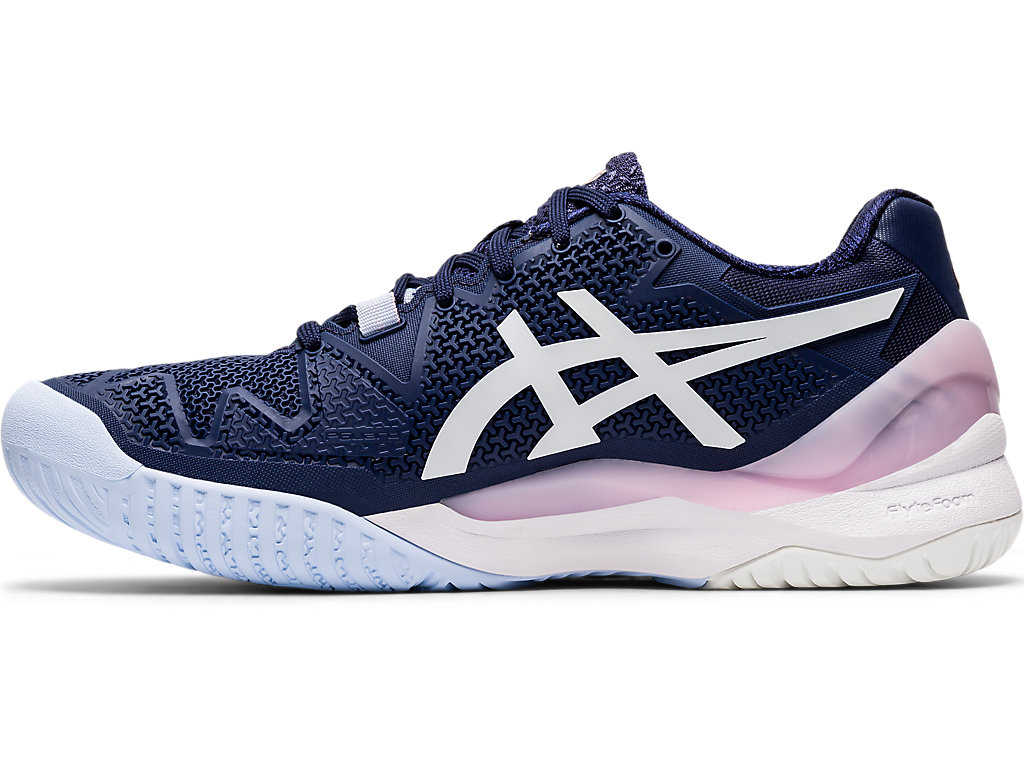 Asics Gel-Resolution 8 Tenisove Tenisky Damske Námornícka Modrá Biele | 9021-XIHPL