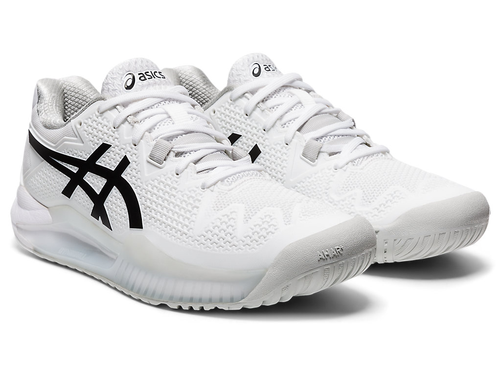 Asics Gel-Resolution 8 Tenisove Tenisky Damske Biele Čierne | 9613-JVXDY