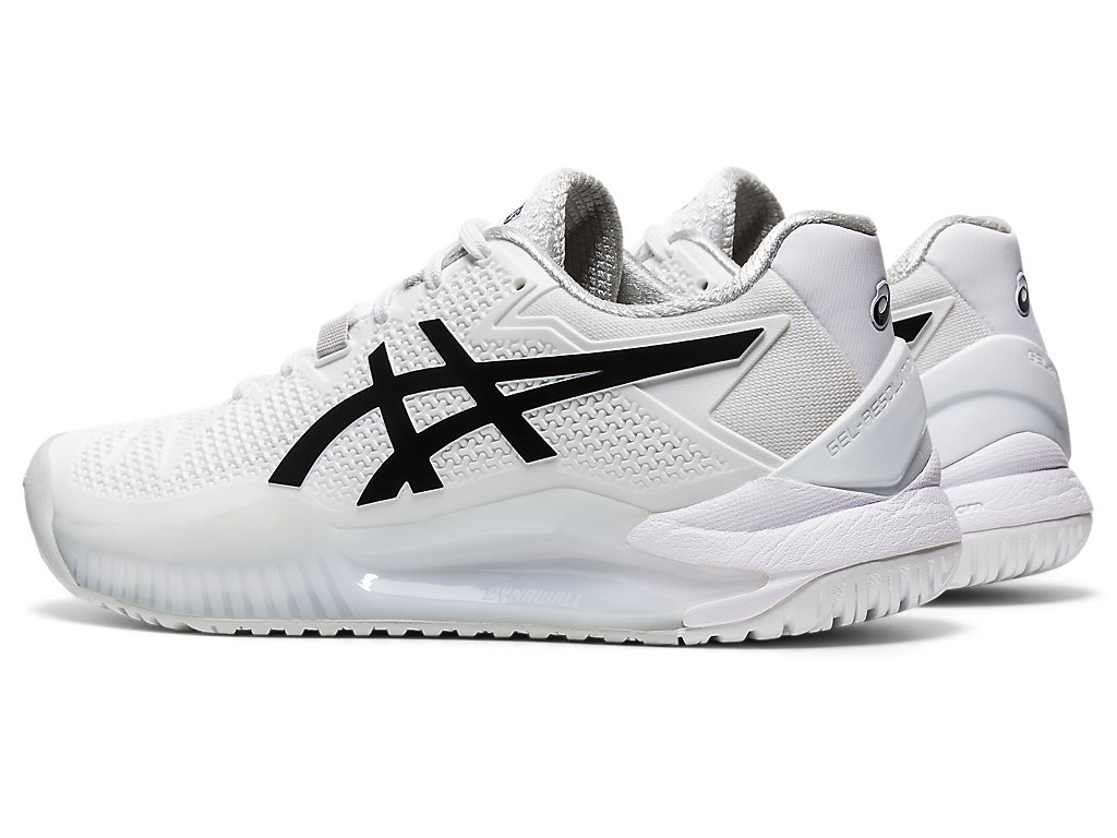 Asics Gel-Resolution 8 Tenisove Tenisky Damske Biele Čierne | 9613-JVXDY