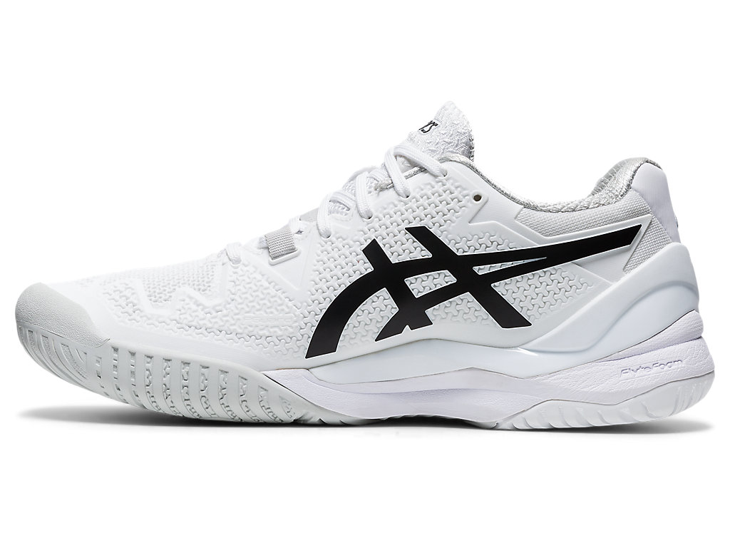 Asics Gel-Resolution 8 Tenisove Tenisky Damske Biele Čierne | 9613-JVXDY