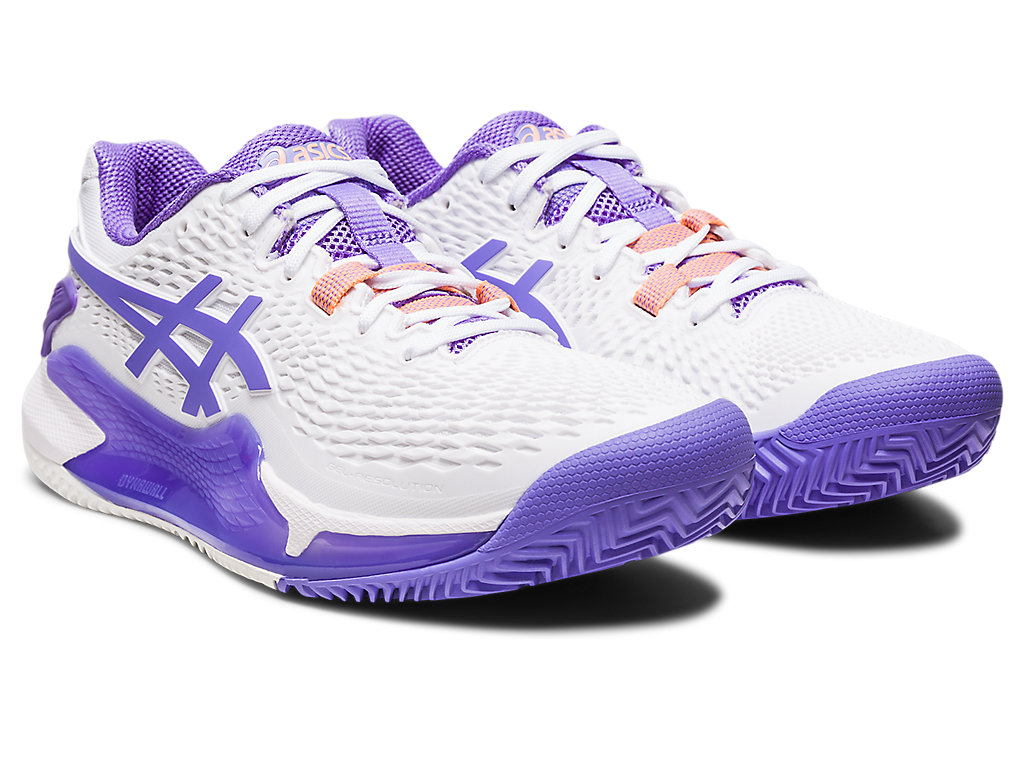 Asics Gel-Resolution 9 Clay Tenisove Tenisky Damske Biele | 4160-WADKJ