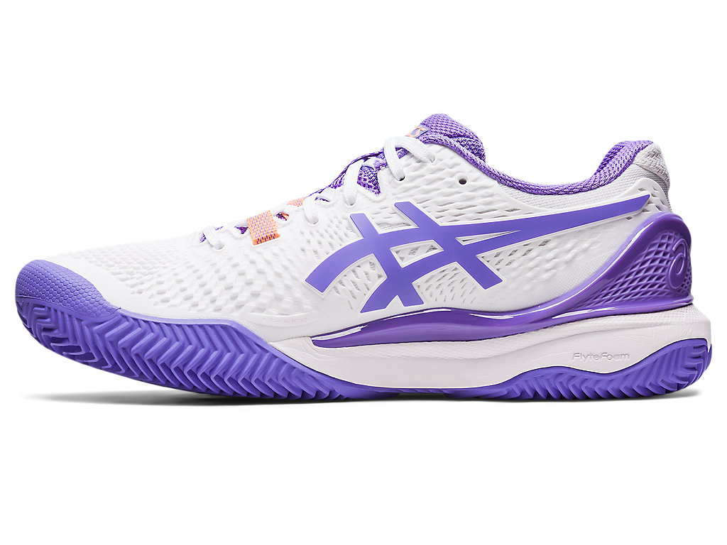 Asics Gel-Resolution 9 Clay Tenisove Tenisky Damske Biele | 4160-WADKJ