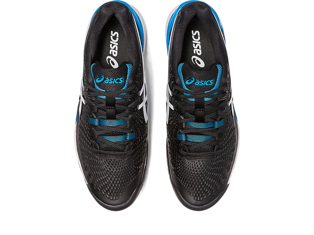 Asics Gel-Resolution 9 Tenisove Tenisky Panske Čierne Biele | 5187-UDLTG