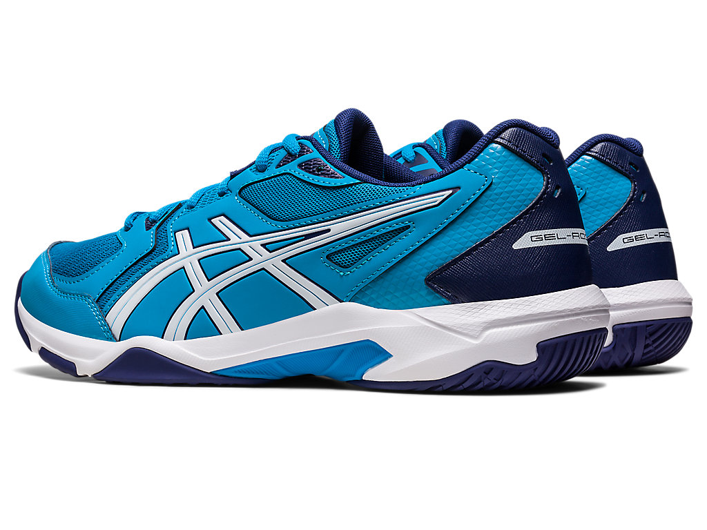 Asics Gel-Rocket 10 (2E) Tenisky Na Volejbal Panske Modre Biele | 3504-CTRNQ