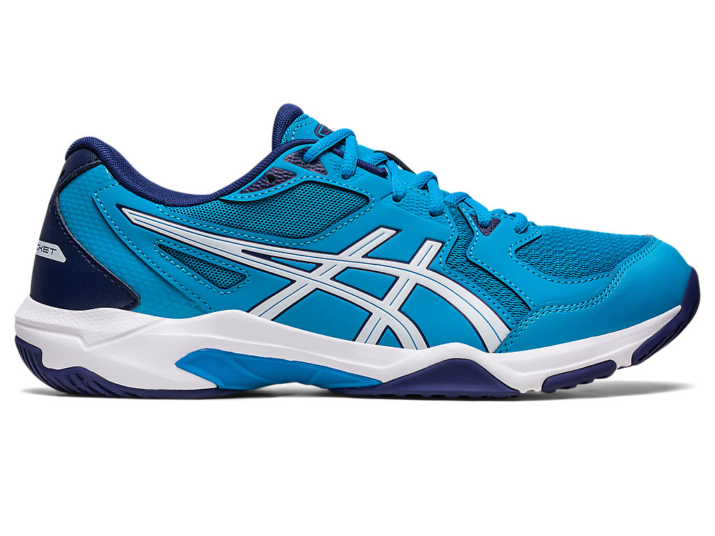 Asics Gel-Rocket 10 (2E) Tenisky Na Volejbal Panske Modre Biele | 3504-CTRNQ