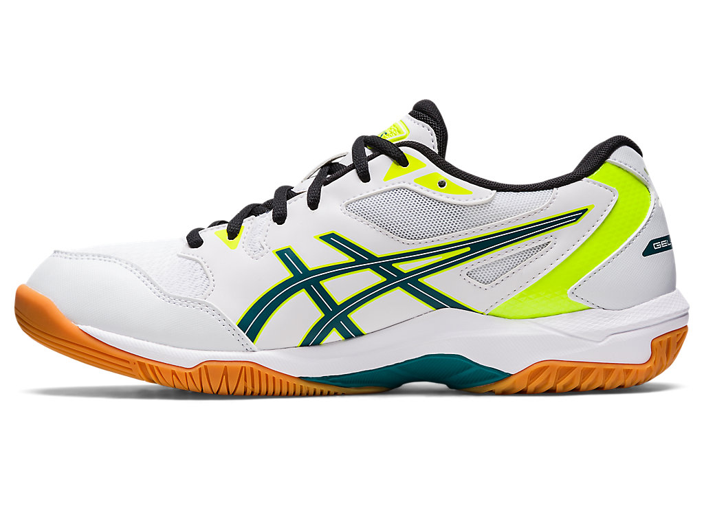 Asics Gel-Rocket 10 Tenisky Na Volejbal Panske Biele Tmavo Zelene | 6580-LMFQW