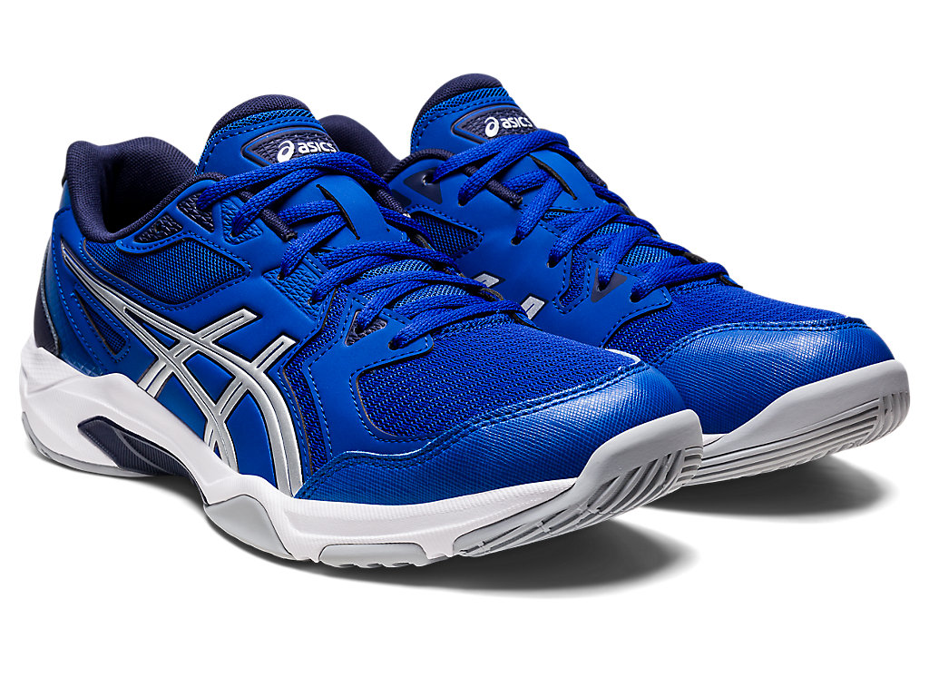 Asics Gel-Rocket 10 Tenisky Na Volejbal Panske Modre Strieborne | 9873-HCDAB