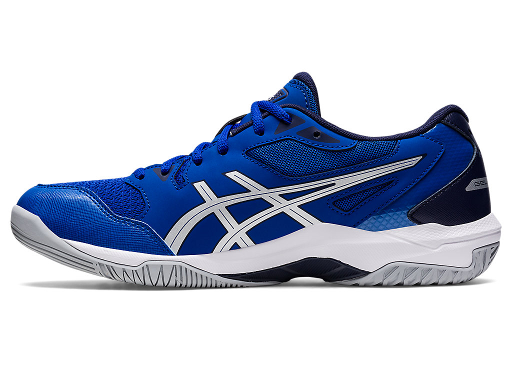 Asics Gel-Rocket 10 Tenisky Na Volejbal Panske Modre Strieborne | 9873-HCDAB