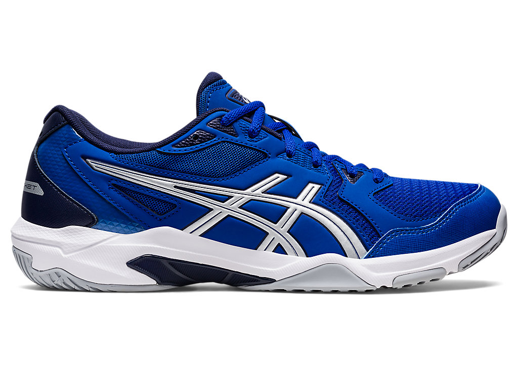 Asics Gel-Rocket 10 Tenisky Na Volejbal Panske Modre Strieborne | 9873-HCDAB