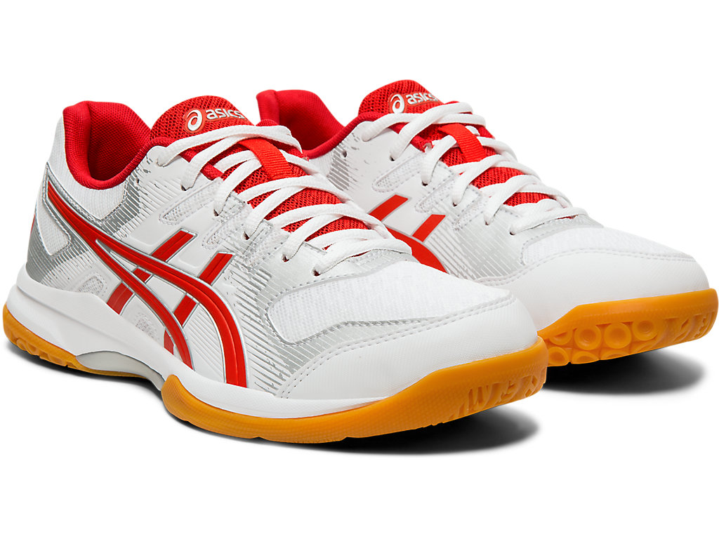 Asics Gel-Rocket 9 Tenisky Na Volejbal Damske Biele Červené | 2890-HCVZW