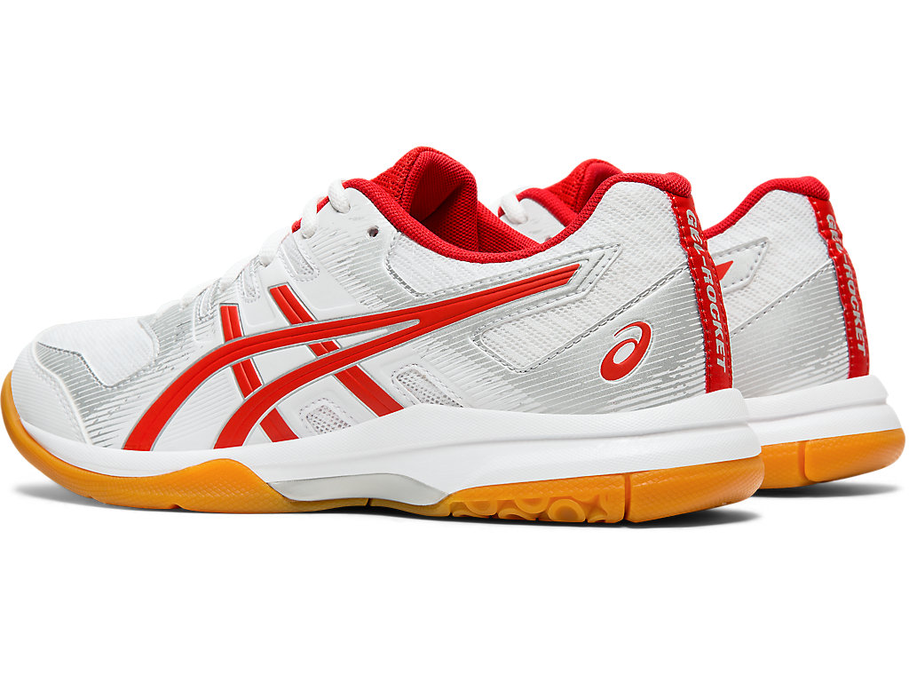 Asics Gel-Rocket 9 Tenisky Na Volejbal Damske Biele Červené | 2890-HCVZW