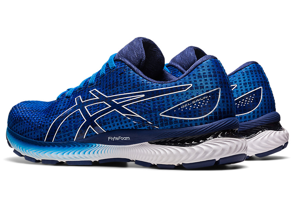 Asics Gel-Saiun Running Shoes Panske Modre Biele | 9168-LCDRI