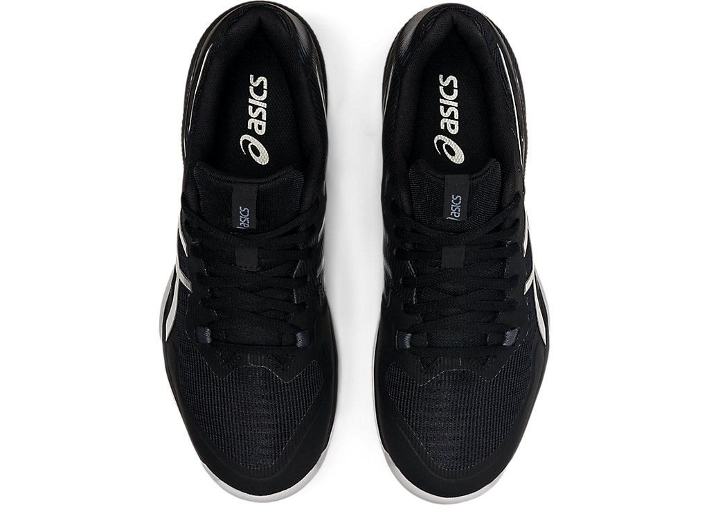 Asics Gel-Tactic Tenisky Na Volejbal Panske Čierne Strieborne | 9052-BKHWS