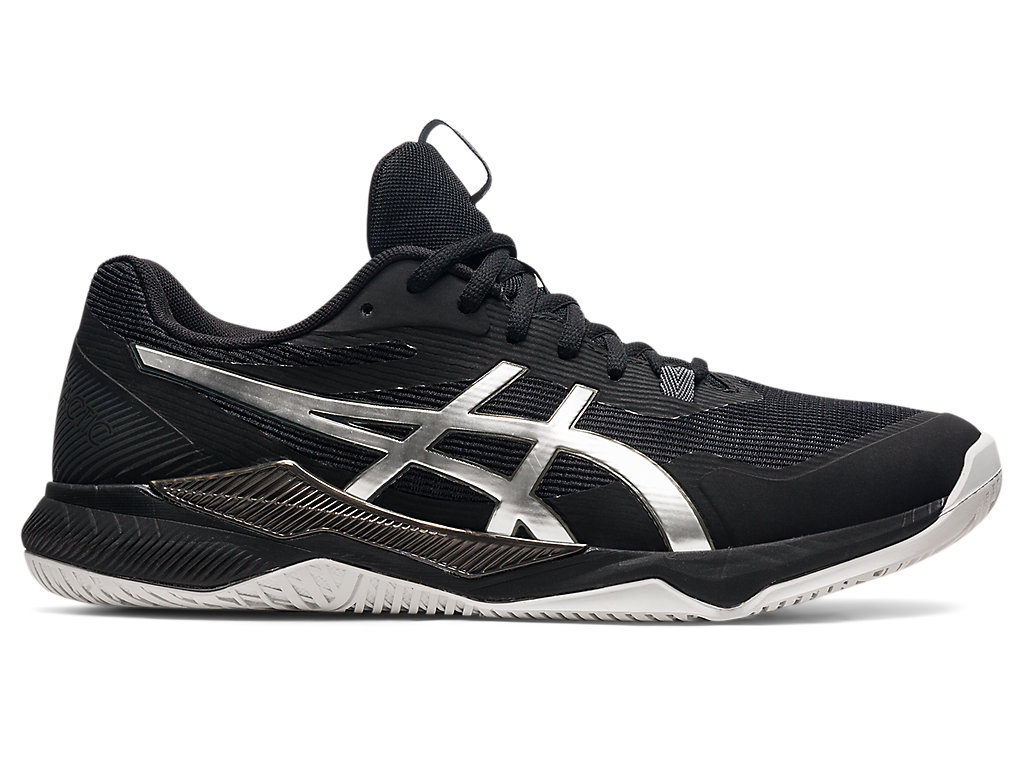 Asics Gel-Tactic Tenisky Na Volejbal Panske Čierne Strieborne | 9052-BKHWS