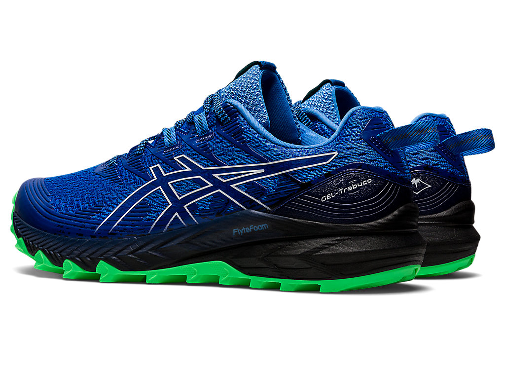 Asics Gel-Trabuco 10 Trailove Bezecke Tenisky Panske Modre Biele | 2457-BCGOT