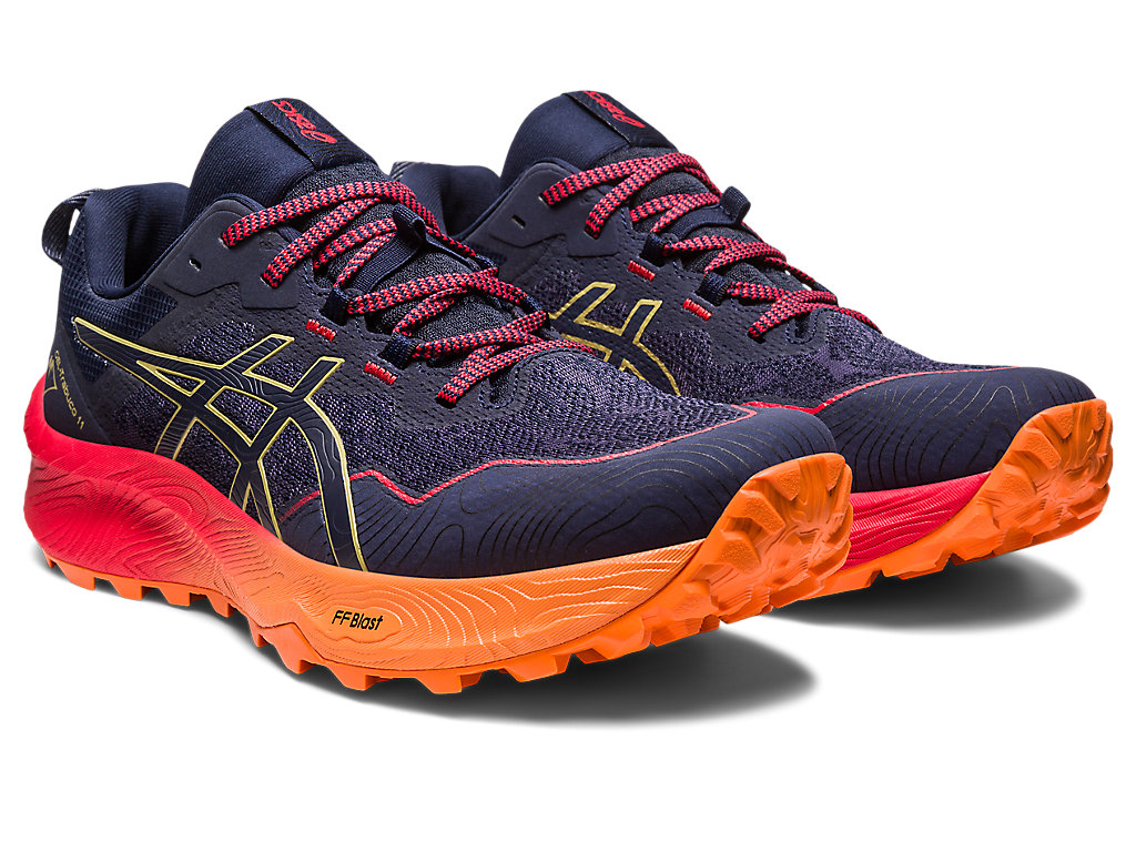 Asics Gel-Trabuco 11 Trailove Bezecke Tenisky Panske Indigo Modre Olivovo Zelená | 5407-FUVTD