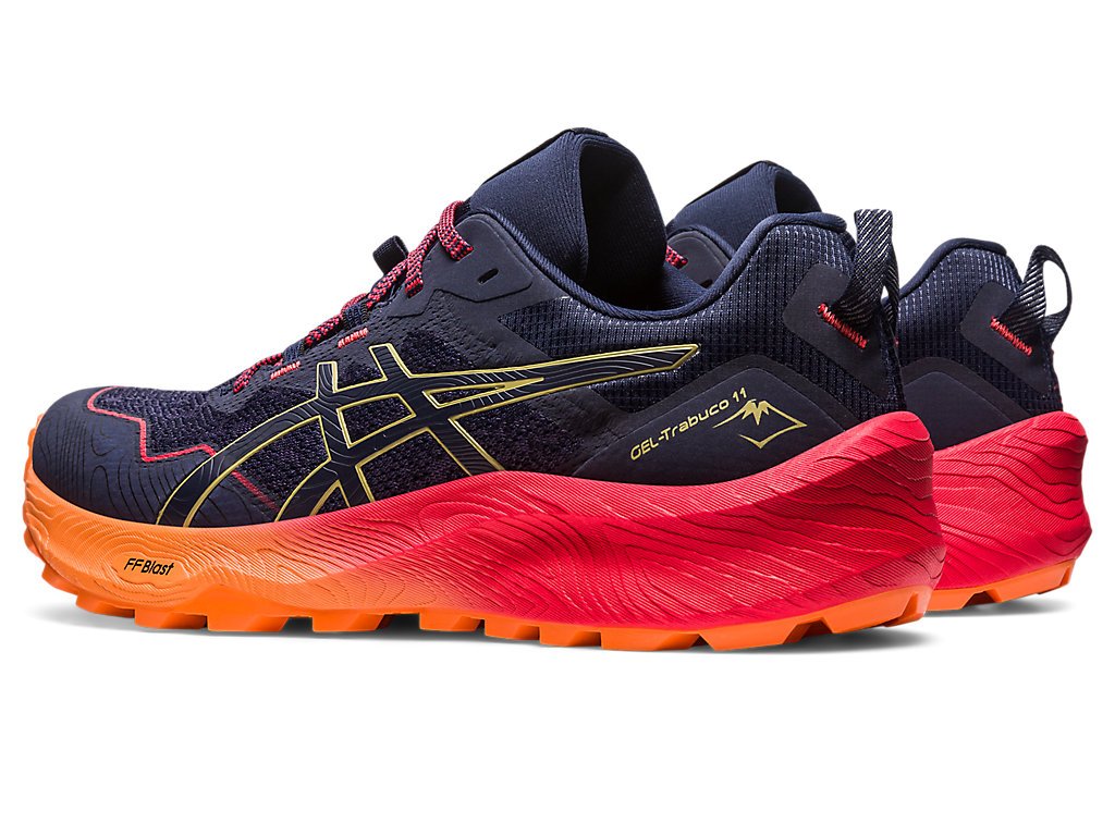 Asics Gel-Trabuco 11 Trailove Bezecke Tenisky Panske Indigo Modre Olivovo Zelená | 5407-FUVTD