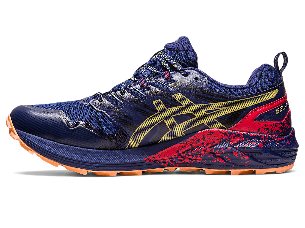 Asics Gel-Trabuco Terra Trailove Bezecke Tenisky Panske Indigo Modre Olivovo Zelená | 0293-LUEFX