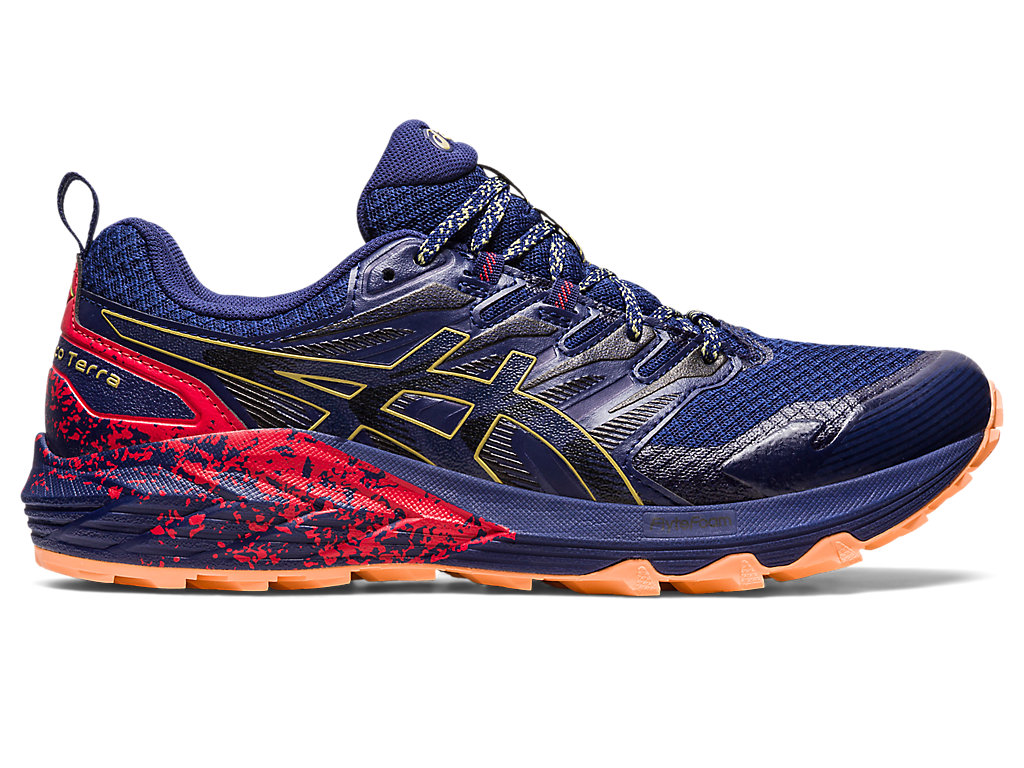 Asics Gel-Trabuco Terra Trailove Bezecke Tenisky Panske Indigo Modre Olivovo Zelená | 0293-LUEFX