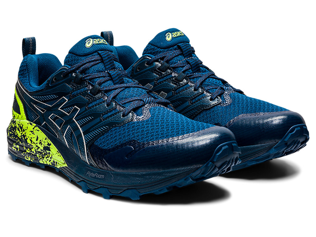 Asics Gel-Trabuco Terra Trailove Bezecke Tenisky Panske Modre Strieborne | 0416-INABC