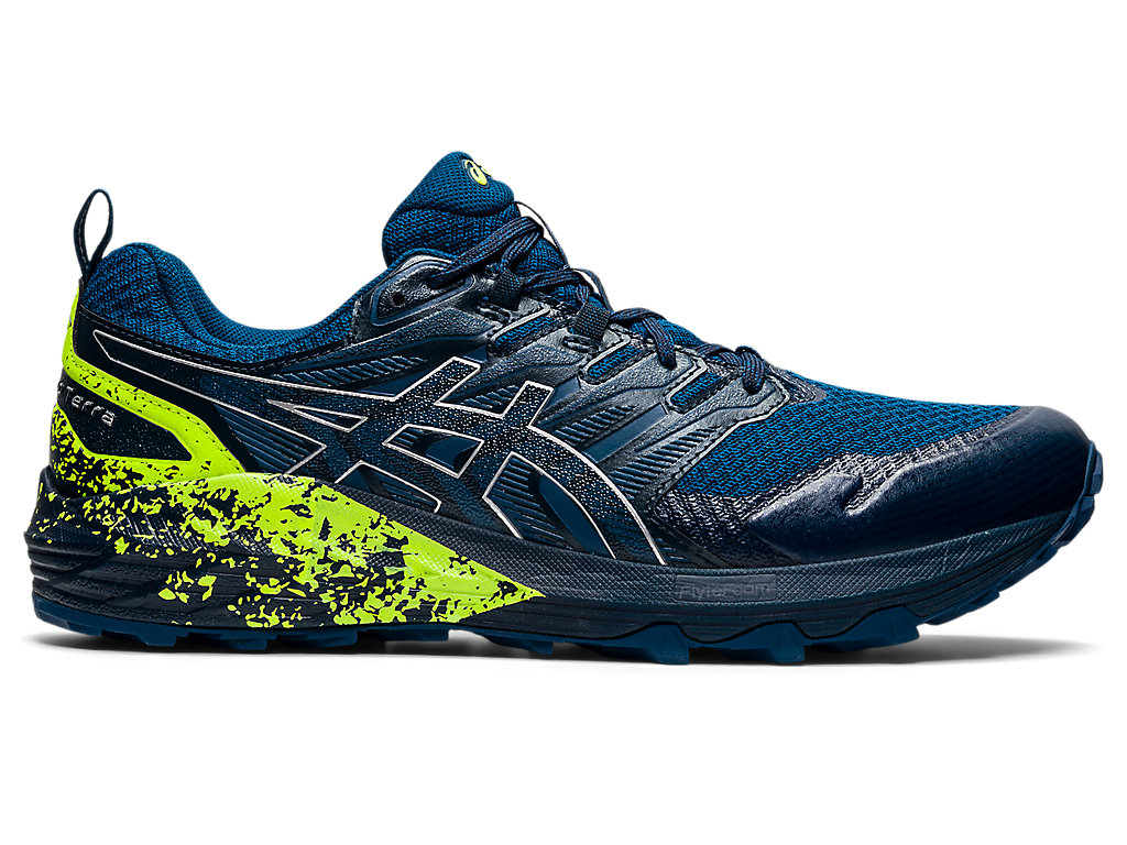 Asics Gel-Trabuco Terra Trailove Bezecke Tenisky Panske Modre Strieborne | 0416-INABC