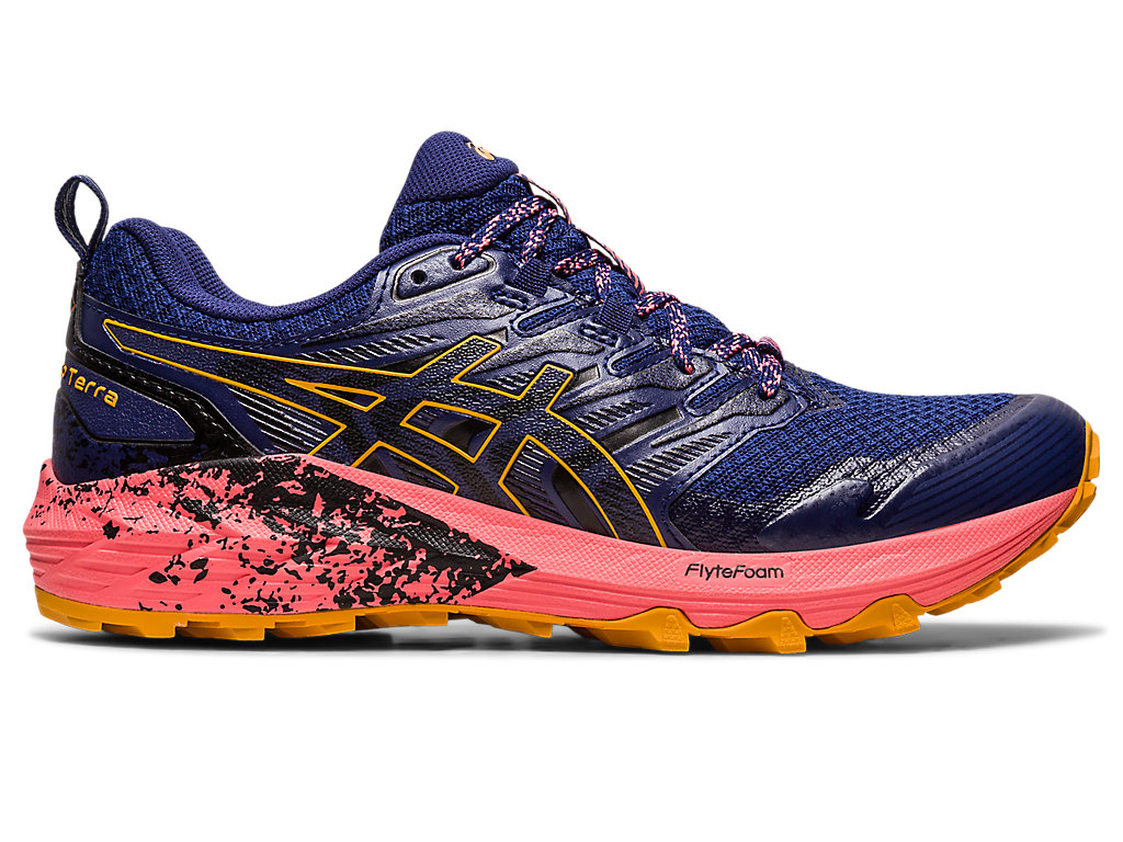 Asics Gel-Trabuco Terra Trailove Bezecke Tenisky Damske Indigo Modre Béžové | 9567-MCEKL