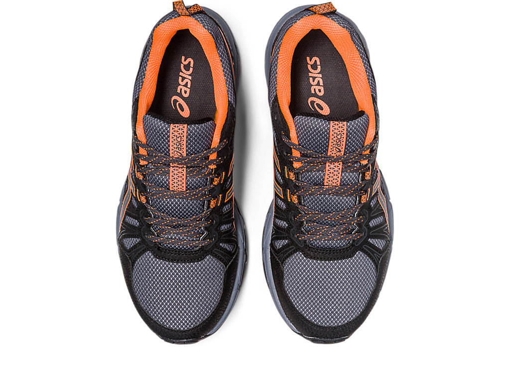 Asics Gel-Venture 7 (4E) Trailove Bezecke Tenisky Panske Tmavo Siva Oranžové | 0586-RYULO