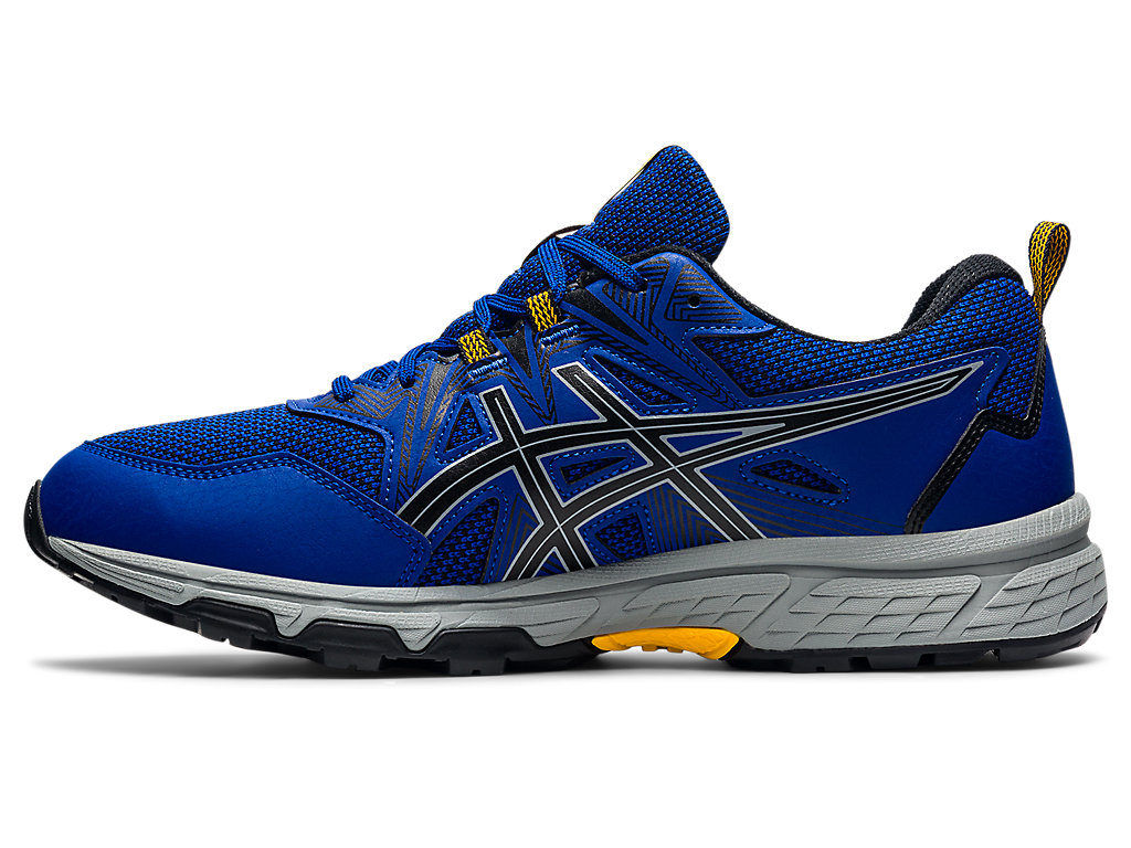 Asics Gel-Venture 8 (4E) Trailove Bezecke Tenisky Panske Modre Čierne | 2614-CZPOM