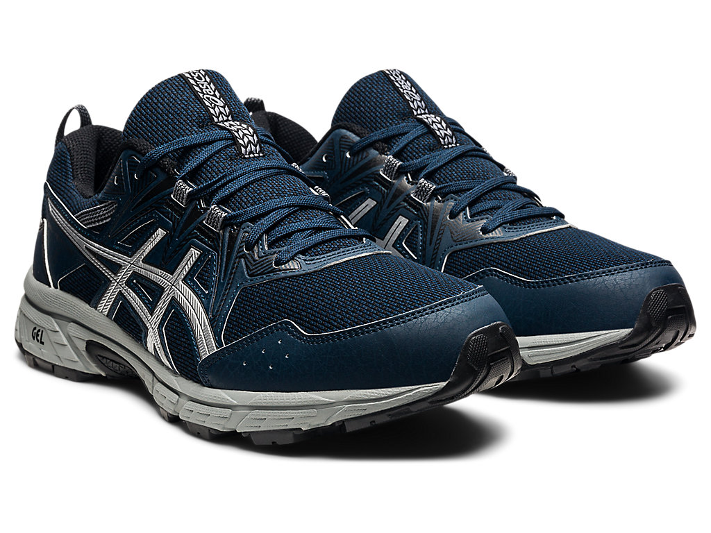 Asics Gel-Venture 8 (4E) Trailove Bezecke Tenisky Panske Modre Strieborne | 6592-HIKGL