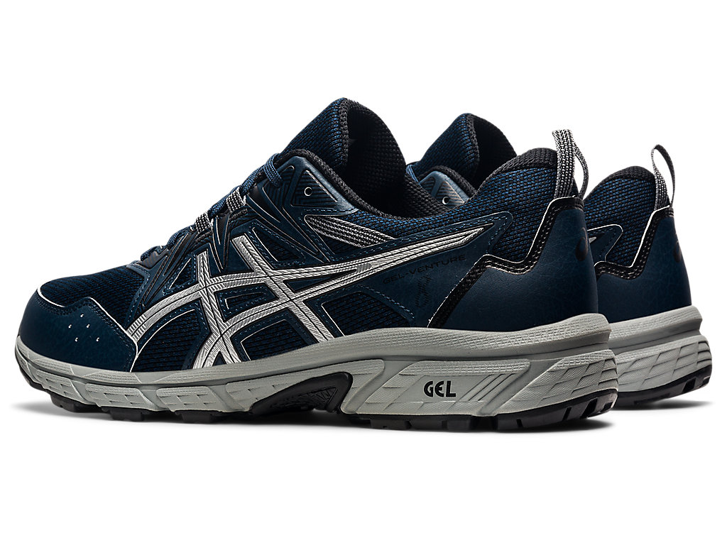 Asics Gel-Venture 8 (4E) Trailove Bezecke Tenisky Panske Modre Strieborne | 6592-HIKGL