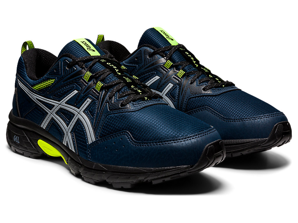 Asics Gel-Venture 8 Awl Trailove Bezecke Tenisky Panske Modre Žlté | 2479-CMPKF