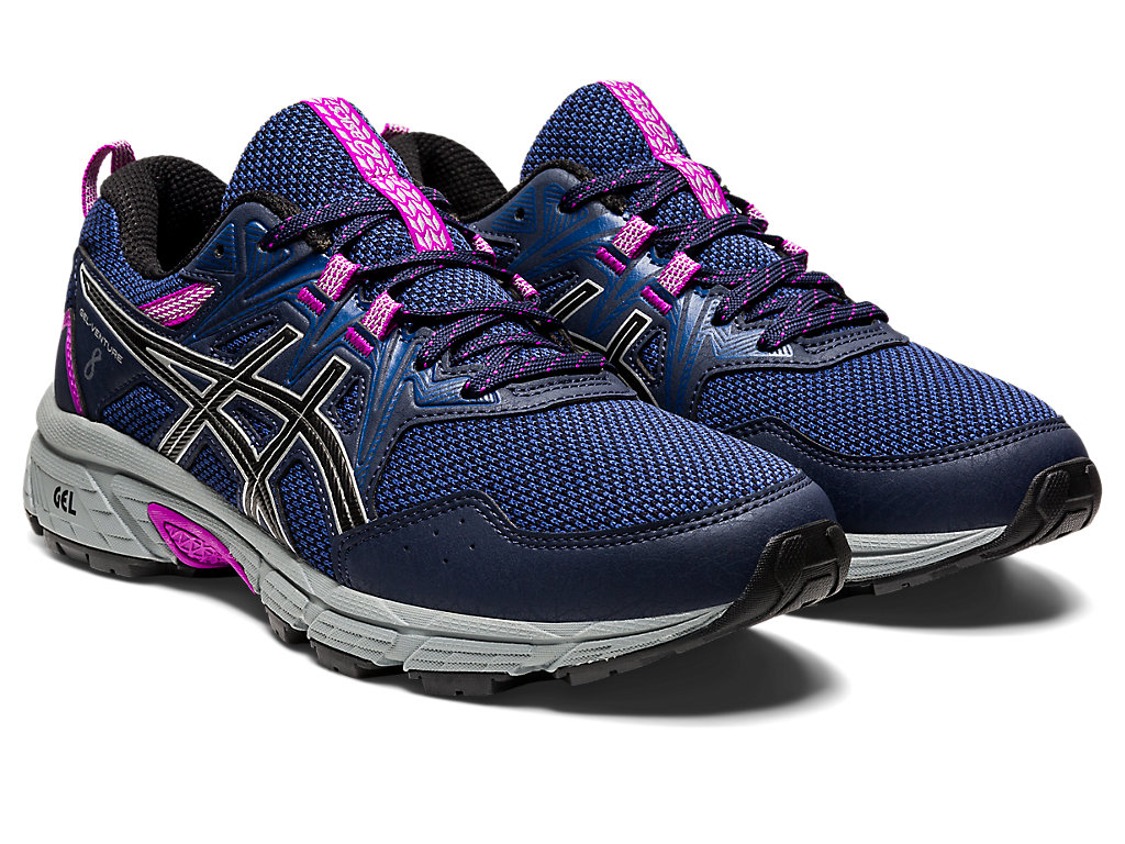 Asics Gel-Venture 8 (D) Trailove Bezecke Tenisky Damske Strieborne | 7684-NKTGM