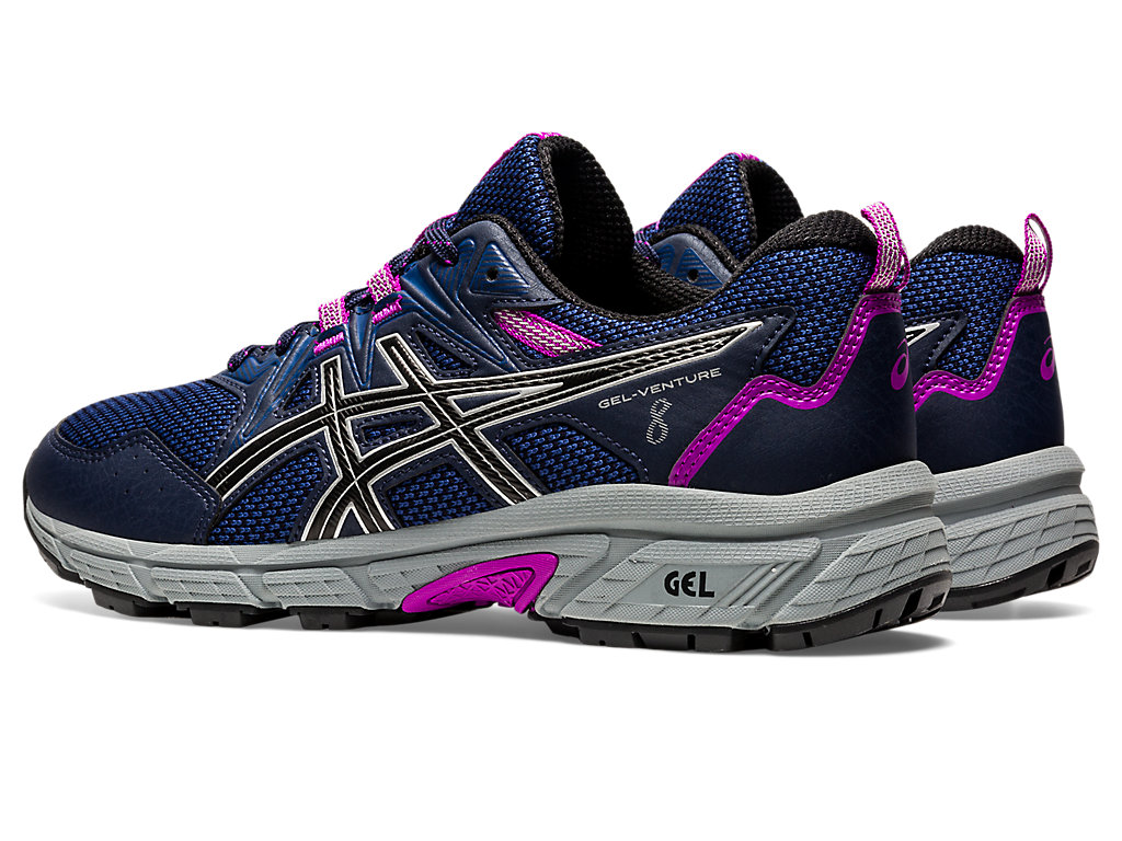 Asics Gel-Venture 8 (D) Trailove Bezecke Tenisky Damske Strieborne | 7684-NKTGM