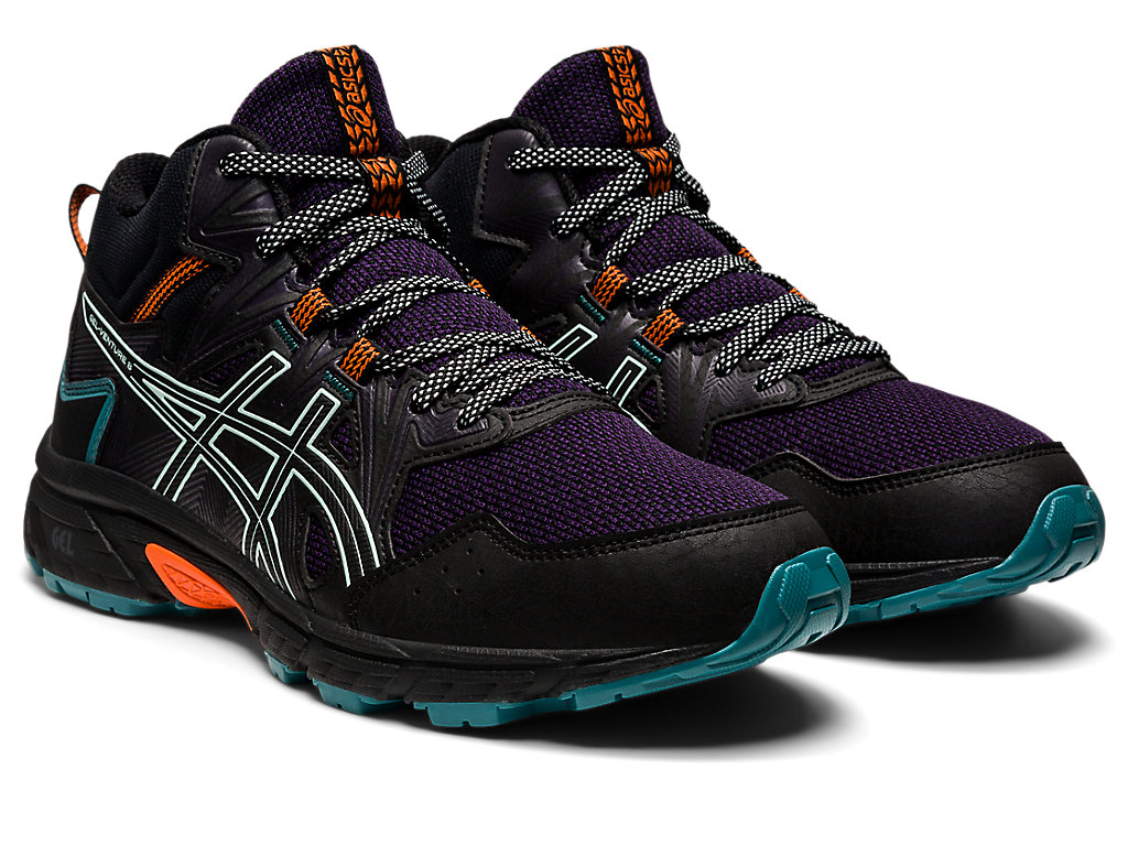 Asics Gel-Venture 8 Mt Trailove Bezecke Tenisky Damske Čierne Modre | 0283-OSGBU