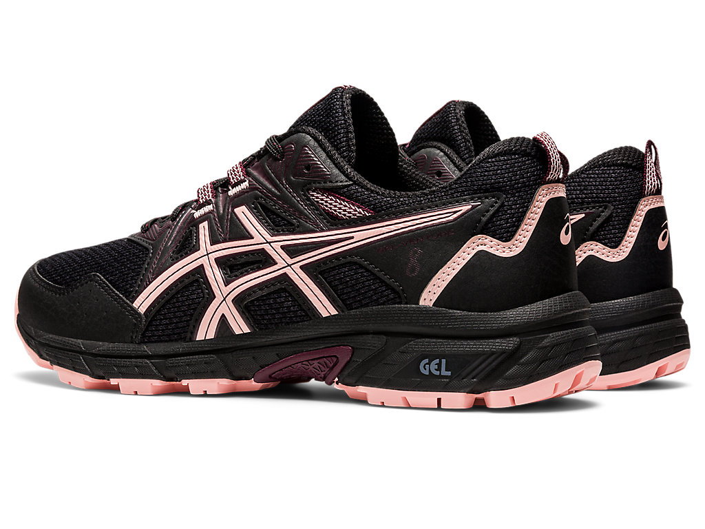 Asics Gel-Venture 8 Trailove Bezecke Tenisky Damske Čierne Ruzove | 1562-NVLDT