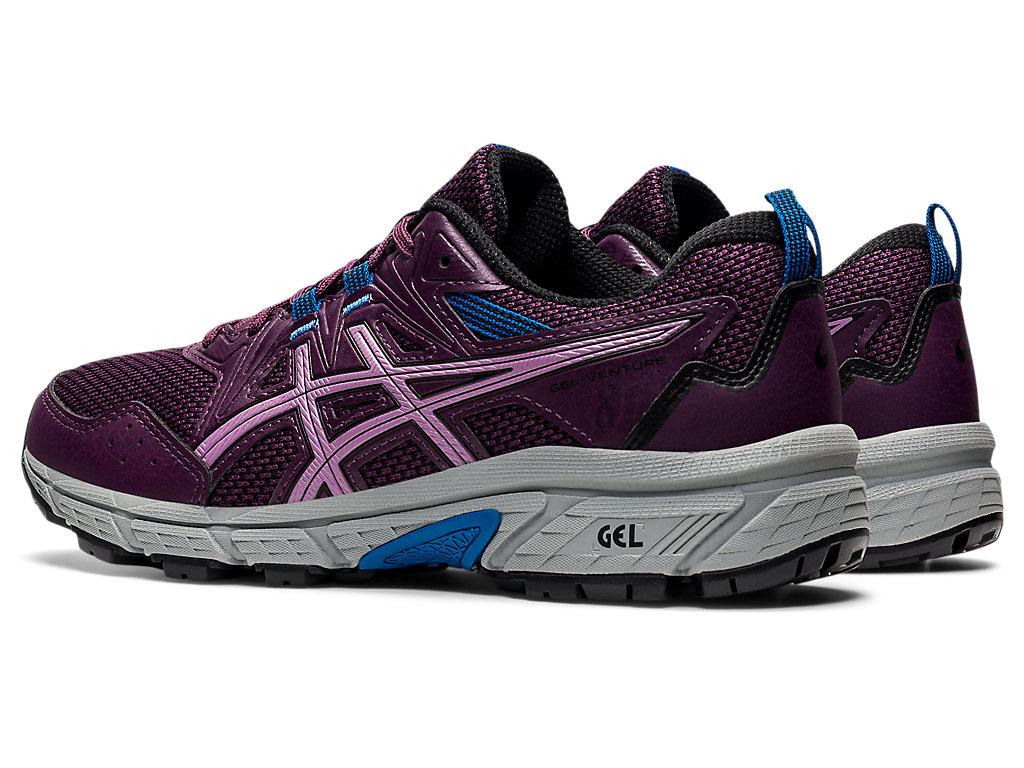 Asics Gel-Venture 8 Trailove Bezecke Tenisky Damske Tmavo Nachový Čierne | 2096-IHDCZ