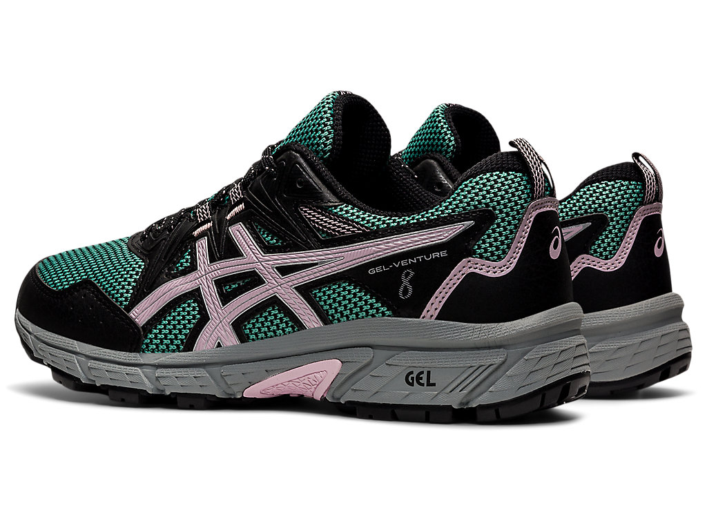 Asics Gel-Venture 8 Trailove Bezecke Tenisky Damske Olivovo Zelená Ruzove | 2301-VWNKY