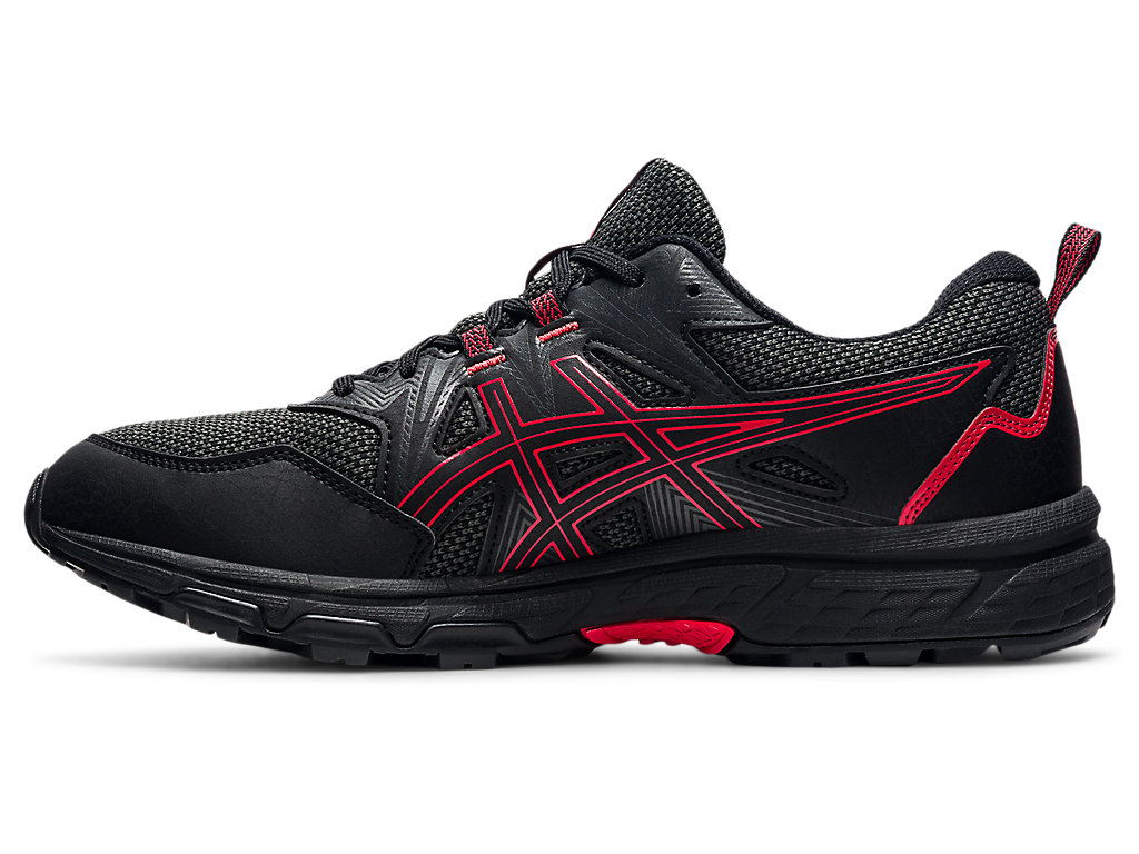 Asics Gel-Venture 8 Trailove Bezecke Tenisky Panske Čierne Červené | 3679-MIZOG