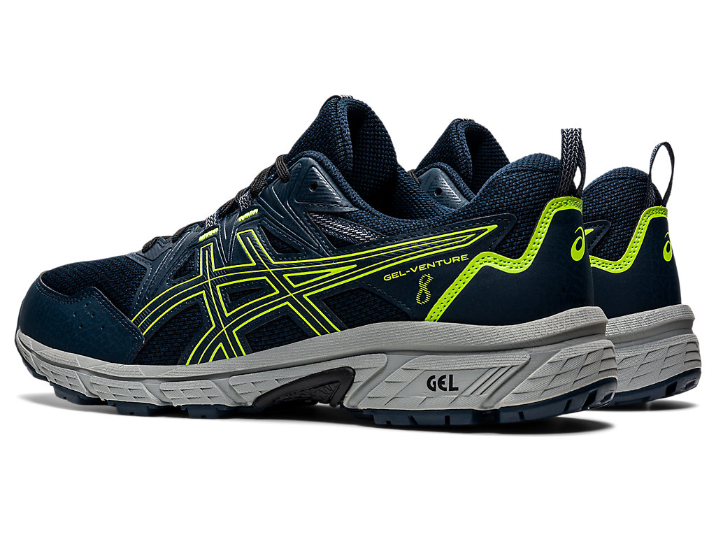 Asics Gel-Venture 8 Trailove Bezecke Tenisky Panske Modre Zelene | 6471-QRFJM