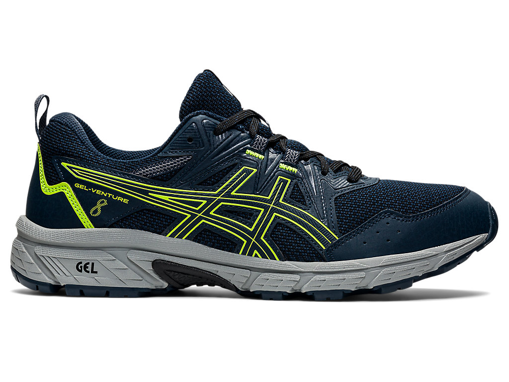 Asics Gel-Venture 8 Trailove Bezecke Tenisky Panske Modre Zelene | 6471-QRFJM