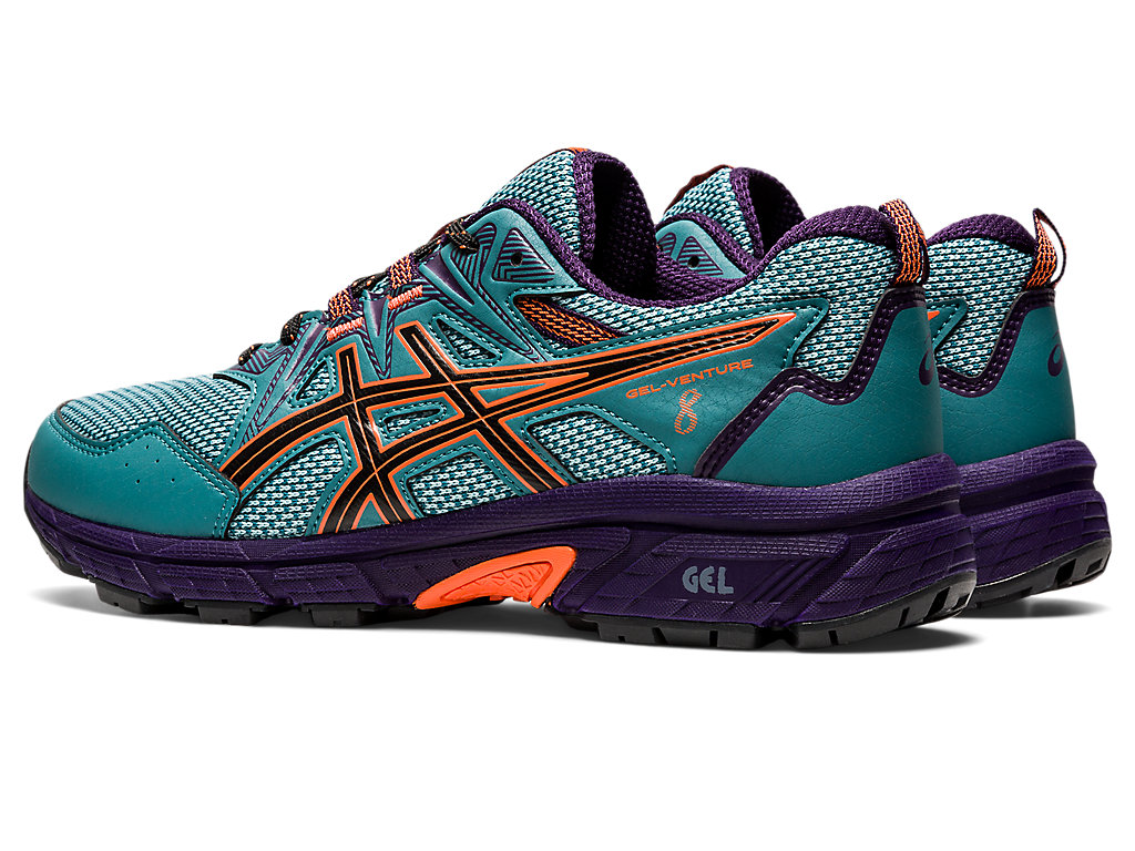 Asics Gel-Venture 8 Trailove Bezecke Tenisky Damske Tmavo Zelene Oranžové | 6714-MIUDJ