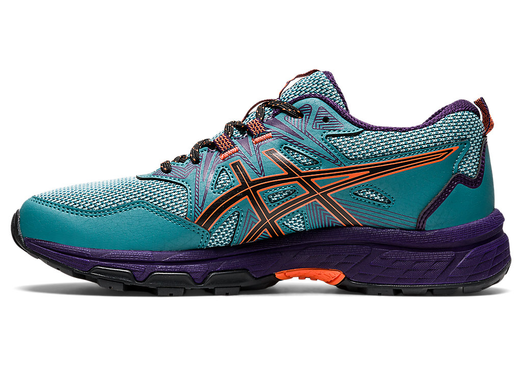 Asics Gel-Venture 8 Trailove Bezecke Tenisky Damske Tmavo Zelene Oranžové | 6714-MIUDJ