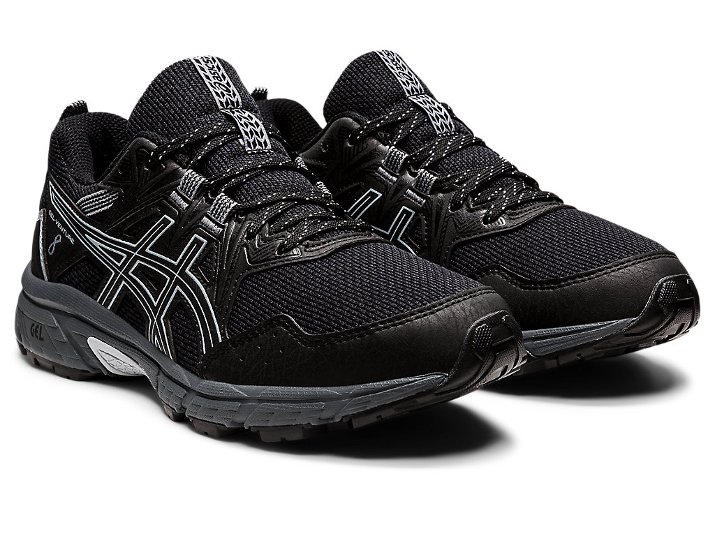 Asics Gel-Venture 8 Trailove Bezecke Tenisky Damske Čierne Siva | 8765-PYOQW