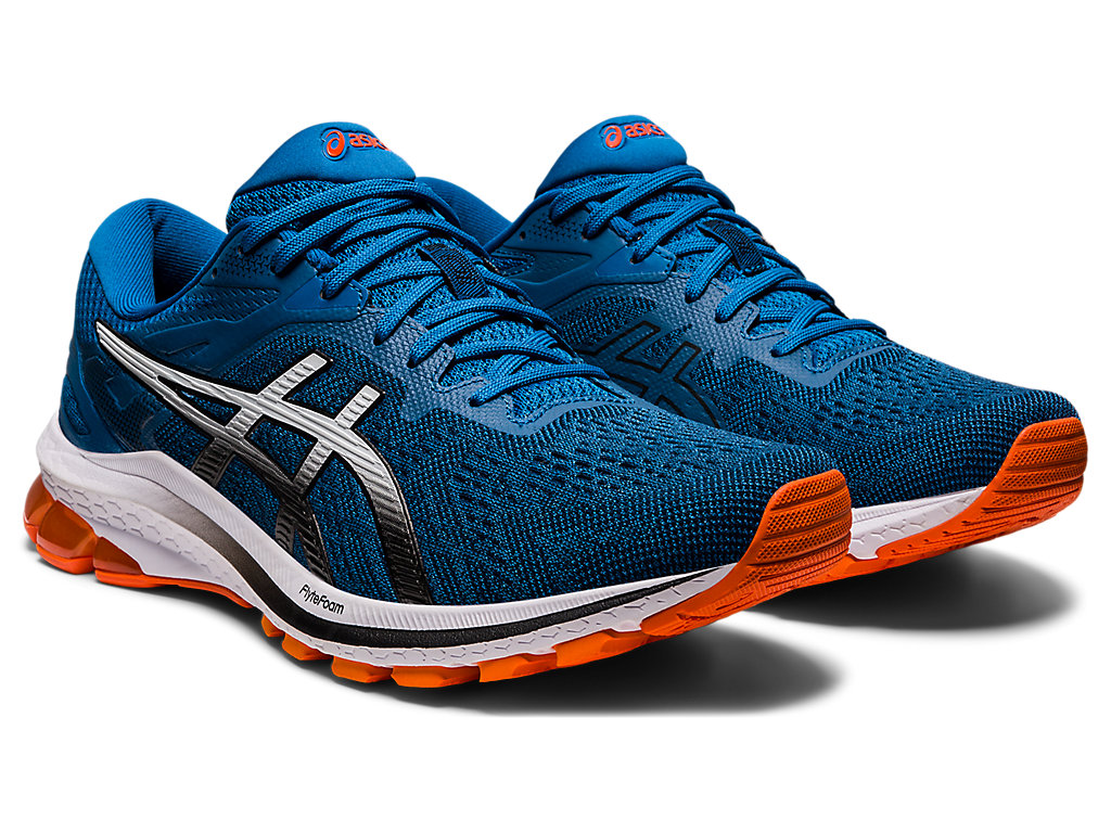 Asics Gt-1000 10 (4E) Vychadzkove Topanky Panske Modre Čierne | 2341-CUKJM