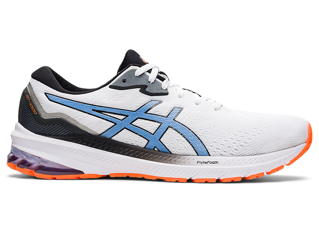 Asics Gt-1000 11 Vychadzkove Topanky Panske Biele Modre | 7392-YDSHB