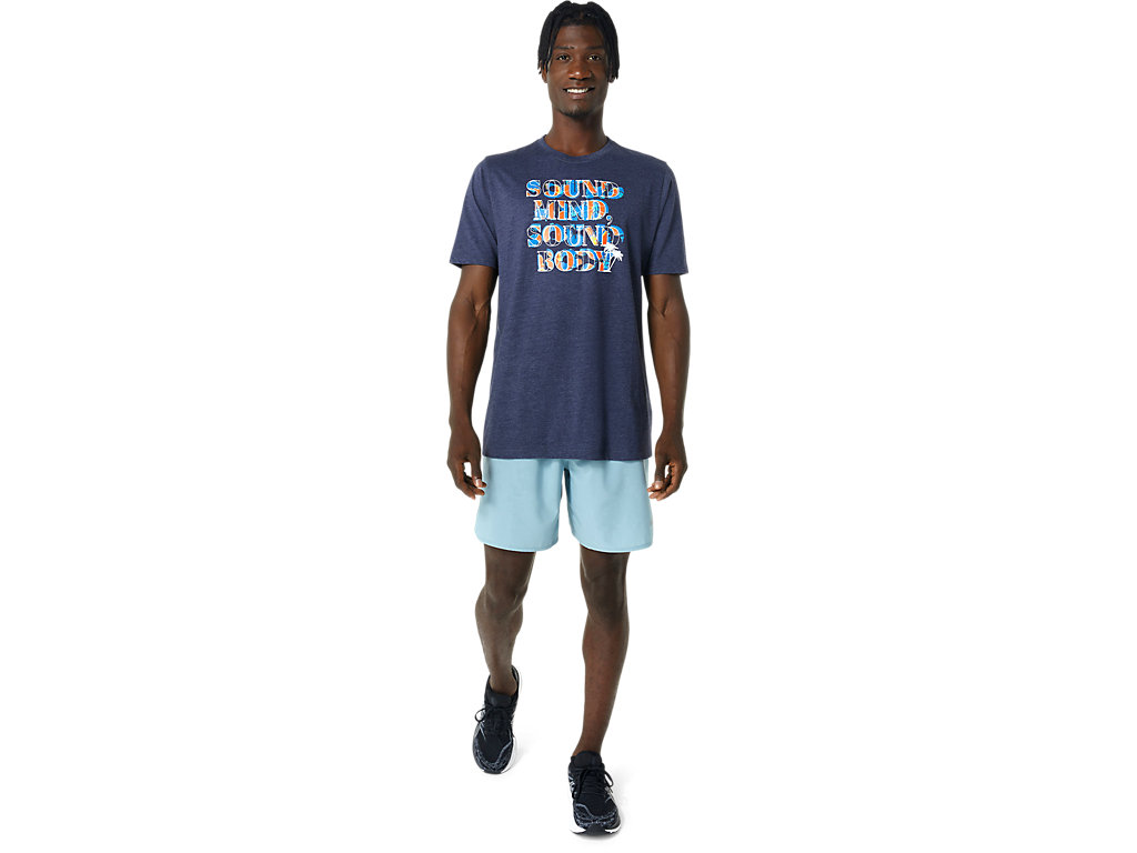 Asics Hibiscus Slogan Tee Tricko Damske Námornícka Modrá | 2873-EZCPF