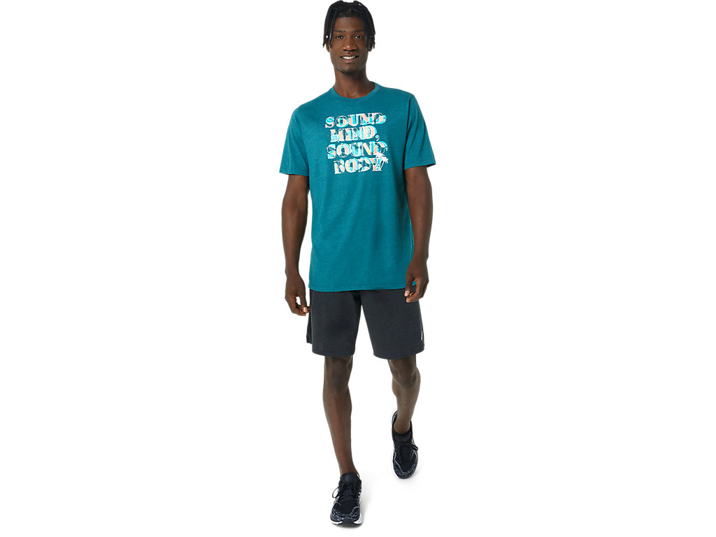 Asics Hibiscus Slogan Tee Tricko Damske Tmavo Zelene | 8127-BDTEP